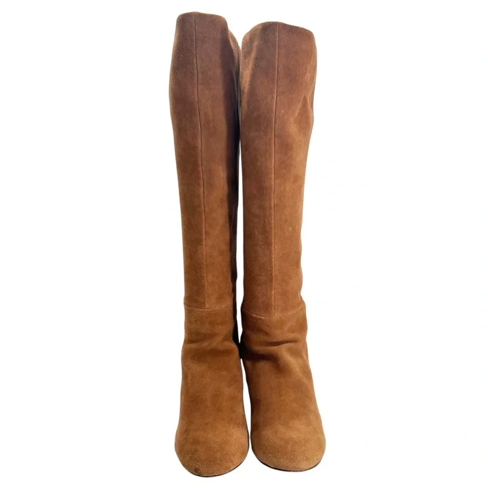 Splendid Danise Chestnut Suede Knee High Boots